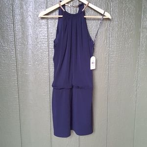 Jessica Simpson navy cocktail dress